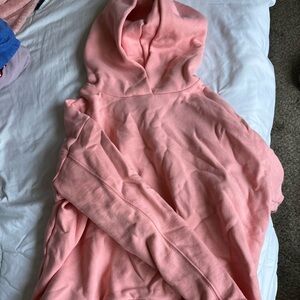 Pink hoodie